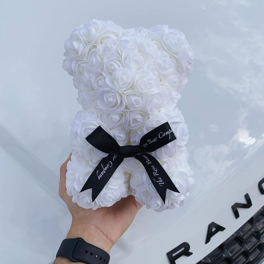 White Rosebear 25cm