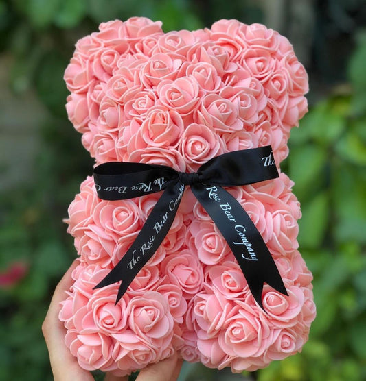 Pink Rosebear 25cm