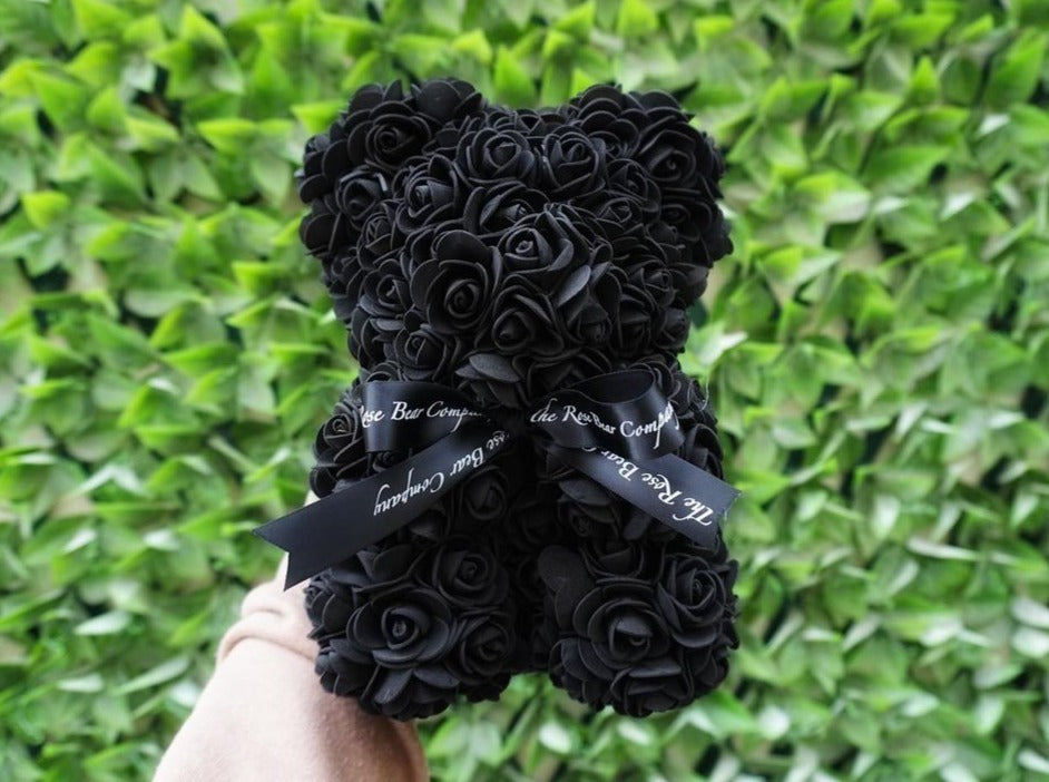 Black Rosebear 25cm